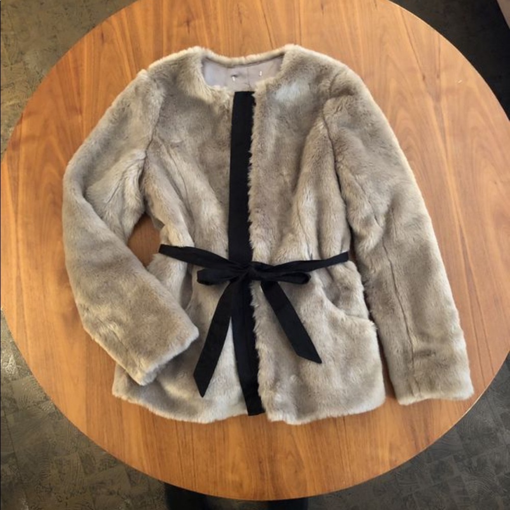 Real faux fur coat.